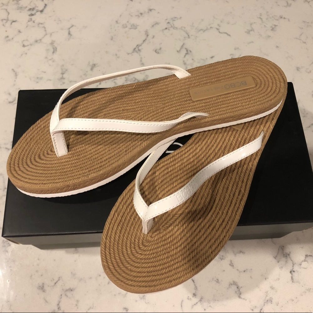 NEW BCBG Flip Flops- 9